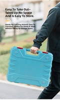 Amoladora Angular con Cable de 220V, Kit de Taladro Eléctrico con Motor de Cobre, para Cortar, Esmerilar y Pulir, para el Hogar, Taller, Bricolaje, Juego de Herramientas Eléctricas