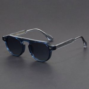 Gafas de Sol Personalizadas con Logotipo, Estilo Vintage 2025, Montura TR90 con Diseño de Caparazón de Tortuga, Protección UV400, Remaches, Forma Cuadrada de Piloto, para Hombre y Mujer - Product Image 3
