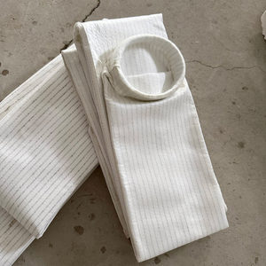用于沥青搅拌站烟雾过滤的高效抗静电PPS口袋滤袋 - Product Image 1