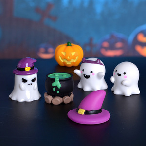 Figuras Decorativas <span class=keywords><strong>de</strong></span> Resina en Miniatura para Halloween, Muñecos <span class=keywords><strong>de</strong></span> Fantasmas, Brujas y Calabazas, Decoración para Pasteles <span class=keywords><strong>de</strong></span> Fiesta <span class=keywords><strong>de</strong></span> Halloween, Suministros para Regalos - Product Image 1