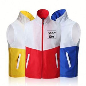 Factory Wholesale Polyester Quick Drying Vest Match Color Work Vest <b>Plus</b> <b>Size</b> Waistcoat - Product Image 2