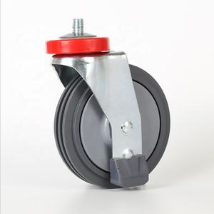 Roda resistente para escalator, substituição de carrinho, haste rosada, rodas giratórias tpu - Product Image 6