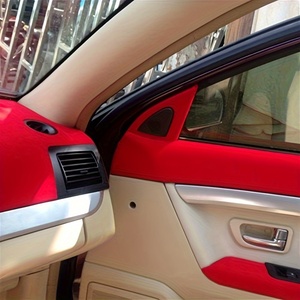 Venta al por mayor de 1,2mm de espesor de terciopelo autoadhesivo de tela decorativa para manualidades Diy, joyeros, Interior del coche - Product Image 4