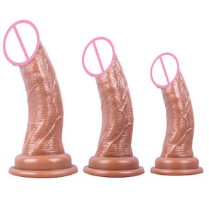 Dildo in PVC a Forma di Pene Piccolo Medio Grande per Coppie Giocattoli Sessuali Pene Realistico Prodotti per Adulti - Product Image 1