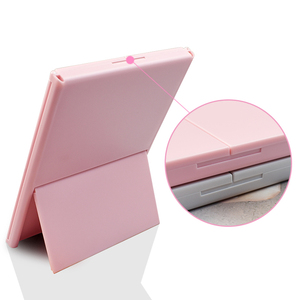 Wholesale Princess Rectangle Tri Fold <b>Foldable</b> Trifold Vanity Plastic Table 3 Way <b>Mirror</b> with Stand GZ RTS Bulk Mixed Order - Product Image 3