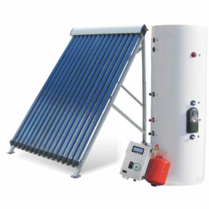 Système de <span class=keywords><strong>chauffe</strong></span>-<span class=keywords><strong>eau</strong></span> solaire à tube sous vide sous pression fendu Offre Spéciale pour une utilisation extérieure d'hôtel pour une piscine d'<span class=keywords><strong>eau</strong></span> chaude solaire vert - Product Image 1