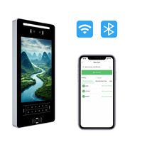 Thinmoo Android 10.1 Pulgadas Reconocimiento Facial Visión Nocturna Control de Acceso Exterior Biométrico Pantalla Táctil Full HD Nube Local