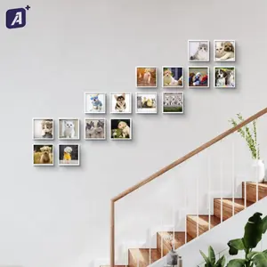 Restickable Wall Mount Plastic Photo Frame 8x8 Inch DIY Mixtiles Photo Frame