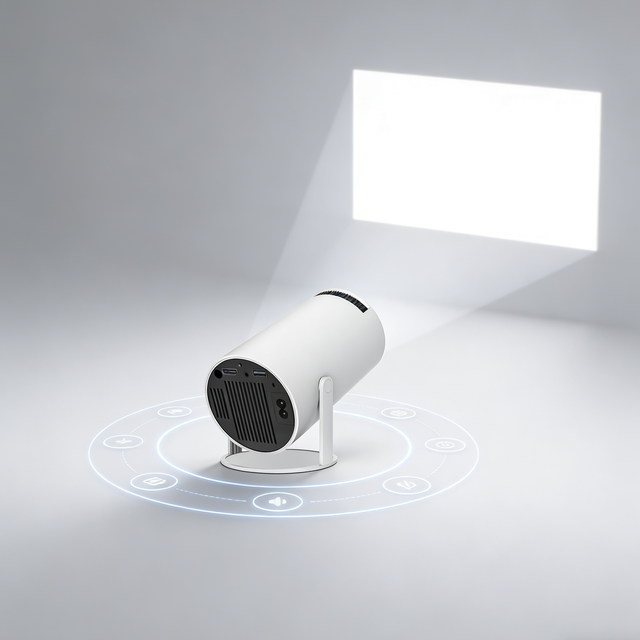 Export Hot Sale HY-300 Android 11 Projector 720P HD Resolution Short Throw Portable Home Conference