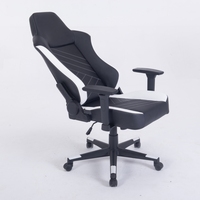 Chaise de jeu confortable en cuir PU, chaise de jeu réglable en hauteur, chaise de bureau ergonomique pour ordinateur