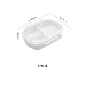 กล่องพลาสติกขนาดเล็กสำหรับเก็บผักสลัดในตู้เย็น กล่องใส่อาหาร กล่องเบนโตะ - Product Image 6