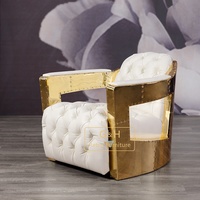 Fauteuil pivotant Spitfire Tomcat en métal industriel rétro, aluminium et cuir vieilli marron, pour salon et loisirs