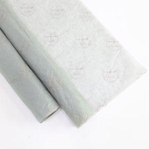 Rollos de Papel de Seda Gris Personalizados, Ecológicos, con Logotipo Impreso en Dorado, 30g 80gsm, para Envolver Regalos - Product Image 1