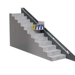 100kg tối đa nâng trọng lượng hàng hóa cầu thang loại thang máy khay loại cầu thang thang thang máy cầu thang dumbwaiter nghiêng nền tảng nâng - Product Image 2