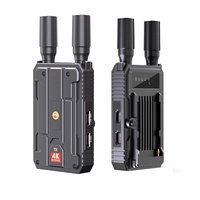Émetteur et Récepteur Vidéo Sans Fil 4K 1312FT/400M avec Latence de 0,1S 2,4GHz/5GHz pour Événements Extérieurs et Football