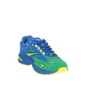 Baskets pour hommes M401-SN-SU-BL Bluette Chunky Shoes Couleurs bleu vert jaune Hauteur du talon 42 - Product Image 5