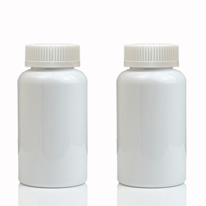 カスタムロゴホワイトHDPE120ml4オンスHDPEピルボトルメディシンカプセルサプリメントボトル食品グレードジャー子供耐性ボトル - Product Image 1