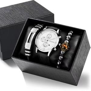 Reloj de cuarzo para hombre emparejado con pulsera de moda adecuada para el uso diario Dele <span class=keywords><strong>un</strong></span> regalo <span class=keywords><strong>a</strong></span> su <span class=keywords><strong>novio</strong></span> - Product Image 6