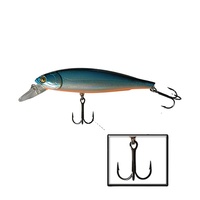 Leurre de pêche dur LUTAC 100mm 16g Minnow suspendu avec hameçon, appât artificiel pour eau douce et salée, OEM personnalisé, vente en gros