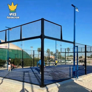 Pista de Pádel EXITO con Techo Desmontable, Pista de Pádel Super Panorámica para Interiores y Exteriores - Product Image 1