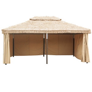 Vente en gros de pare-soleil de chaume en acier moderne 3*3m personnalisé Gazebo étanche pour patio, pergola Gazebo pavillon tente pour usage commercial - Product Image 1