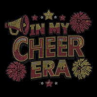 Transfert de strass personnalisé Iron-On Cheer Era Design personnalisé My Cheer Era