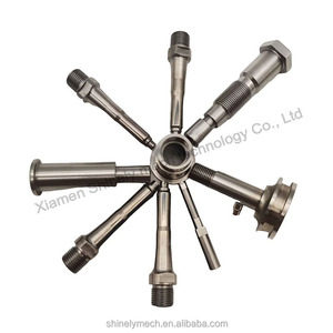 قطع غيار معدنية مخصصة عالية الدقة من الفولاذ المقاوم للصدأ مصنعة بتقنية التصنيع باستخدام الحاسب الآلي (CNC) وخدمة الخراطة - Product Image 3