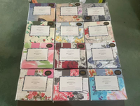 Ensemble de draps ajustés imprimés floraux 6 pièces emballés en cadeau, ensemble de draps ajustés imprimés colorés 6 pièces, ensemble de draps ajustés imprimés colorés taille King
