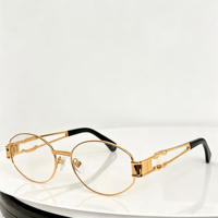 Lunettes de soleil aviateur en alliage de titane style européen et américain pour hommes et femmes, protection UV400, monture complète classique, légères, dorées, carrées