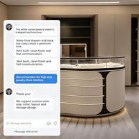 Vitrine de présentation pour bijoux et cosmétiques avec éclairage LED, design durable et écologique pour les magasins de détail - Taille et finition personnalisables