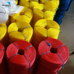 4mm to 60mm <strong>Kamba</strong> Ya HDPE Rope Iliyosokotwa Nyuzi 3 Ya Bluu Kwa Ufungashaji Wa Vifaa Na Usafirishaji - Product Image 6