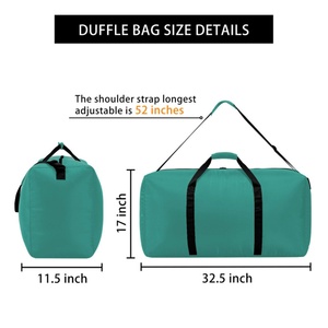 Sac de sport pliable personnalisé avec logo, grand format, pour femme et homme, imperméable, sac de voyage - Product Image 2
