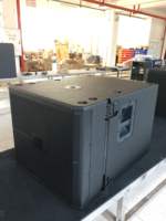Subwoofer Aktif 4000W 18 Inch BT DSP Kelas D 1000W RMS 128dB SPL Crossover yang Dapat Disesuaikan Kabinet Kayu Lapis Sistem Dua Arah Panggung Live