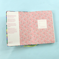 Cahier agenda coloré et créatif personnalisé, bloc-notes A4/A5, avec fleurs, pour planificateur quotidien