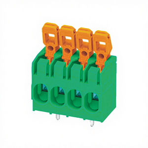 KF206A-7.5 Spring Clamp System <b>Terminal</b> Block 7.5mm Pitch Green Smart Home Application - Product Image 1