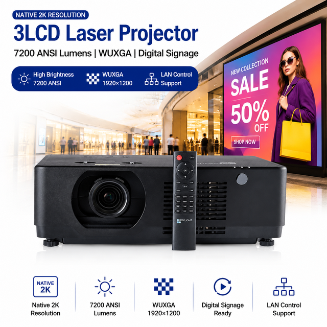 Laser Projector 4K UHD Native Home Theater  3D Smart Android TV WiFi  Wireless Ceiling Golf Simulator Screen Laser