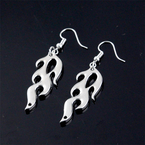 Trendz 2020 New hot sale fashion hollow flame drop earrings - Product Image 6