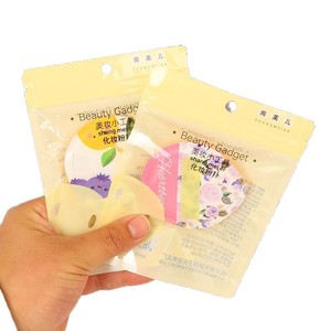 Éponge de maquillage en forme de goutte d'eau, naturelle, pour fond de teint liquide et cushion, emballage individuel. - Product Image 4