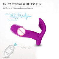 Sexspielzeug Tragbarer Vibrator für Frauen Finger Leise Slip Fernbedienung 3 Wackelungen und 7 Vibrationsmodi G-Punkt Erwachsenenprodukte