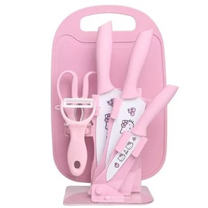 UN set completo di in acciaio inox coltello da cucina fetta di frutta sette pezzo combinazione di regalo set di coltelli - Product Image 6