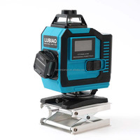 Niveau laser 4D professionnel à 12/16 lignes pour travaux d'ingénierie et de décoration, instrument de nivellement croisé à forte luminosité, en vente