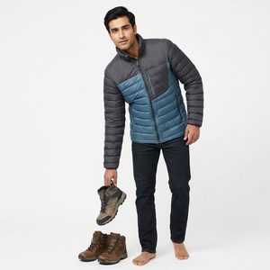 High Quality Fashion Style Plus Size Puffer Jackets Wholesale Custom Man Winter Blank Down Breathable Puffer Jacket OEM - Product Image 1