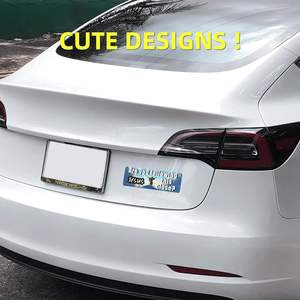 Imán para parachoques de coche, 9,7x3,1 pulgadas, reflectante, magnético, reutilizable, pegatina para conductores, señal de advertencia de seguridad, pegatinas divertidas para coche - Product Image 6