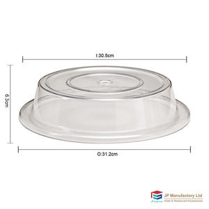 Coperchio moderno in plastica acrilica trasparente da 11.5 pollici antipolvere <span class=keywords><strong>per</strong></span> alimenti freschi <span class=keywords><strong>per</strong></span> piatti di frutta a Buffet <span class=keywords><strong>copertura</strong></span> <span class=keywords><strong>per</strong></span> piatti da cucina - Product Image 6