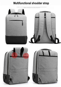 Custom Mens <b>15</b> <b>Inch</b> Waterproof Backbag School Back Pack Business <b>Laptop</b> <b>Backpack</b> - Product Image 4