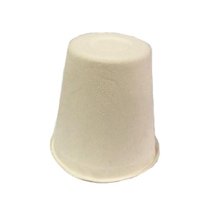 Biodegradable 4oz-13oz sugarcane bagasse cup paper cup