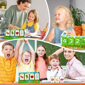 Fournitures pour l'école à domicile, maternelle, préscolaire, 104 pièces, jeux d'apprentissage des phonèmes et des phrases pour les tout-petits, les élèves de la 1ère et 2ème année - Product Image 4