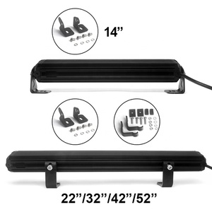 Cadre sans vis hors route <span class=keywords><strong>4x4</strong></span> barre lumineuse de camion barre lumineuse LED à une rangée avec DRL 12 "22" 32 "42" barres lumineuses LED tout-terrain - Product Image 3