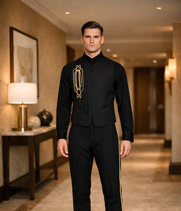 Trajes de Hombre a Medida OEM ODM, Traje Formal de Negocios de Poliéster, Corte Entallado - Product Image 5