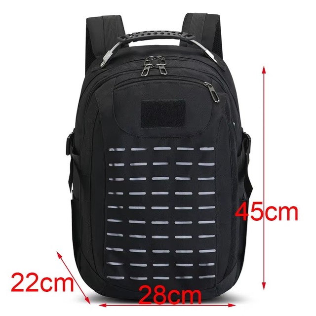 Unisex Tactical Molle Medical Pouch 25L Detachable Quick Release Zipper Closure Waterproof Oxford Nylon Sport Softback Arcuate